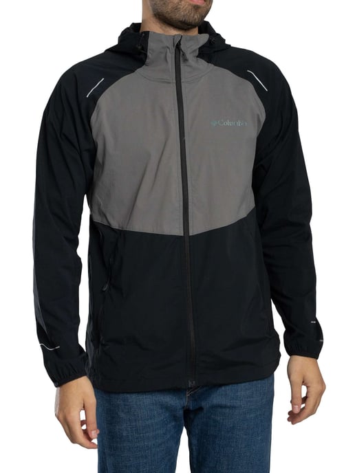 Columbia Tech II Wind Full Zip Jacket, Black - Image 1