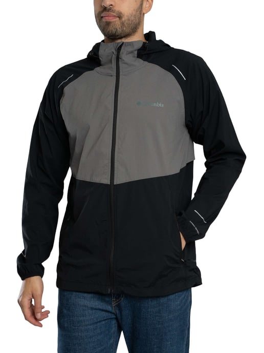 Columbia Tech II Wind Full Zip Jacket, Black - Image 2