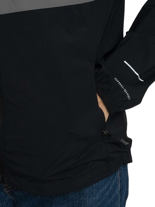 Columbia Tech II Wind Full Zip Jacket, Black - Image 4