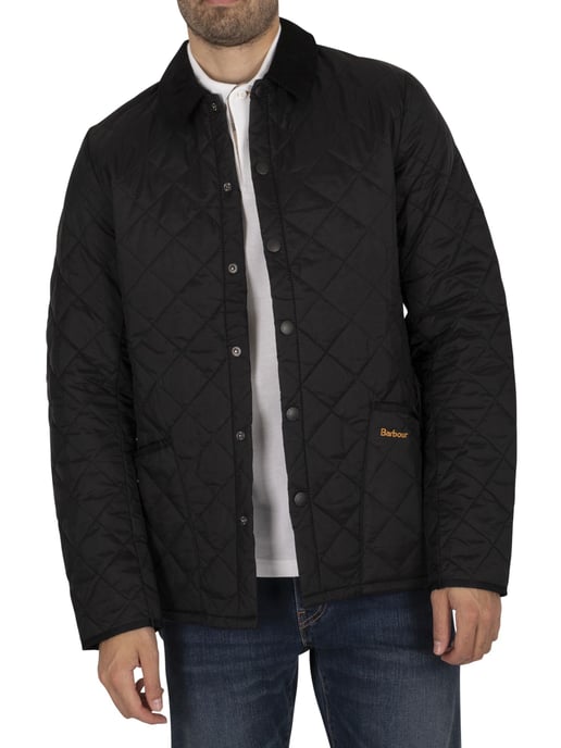 Barbour Heritage Liddesdale Gewatteerd Jack, Zwart - Image 2