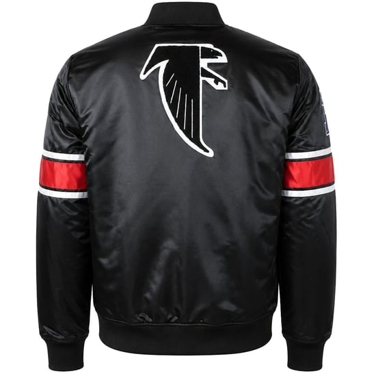 Mitchell & Ness NFL Atlanta Falcons Heavyweight Mens Black Jacket - Image 3