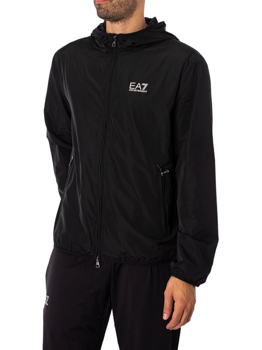EA7 Lichtgewicht Jack Met Logo, Zwart - Image 2