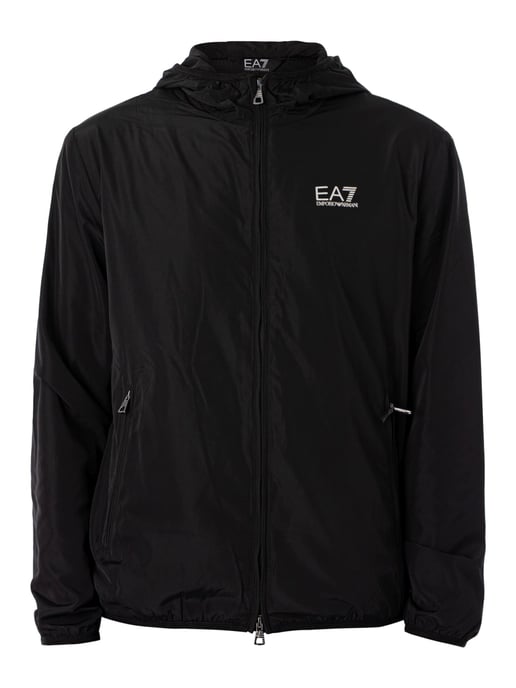 EA7 Lichtgewicht Jack Met Logo, Zwart - Image 5