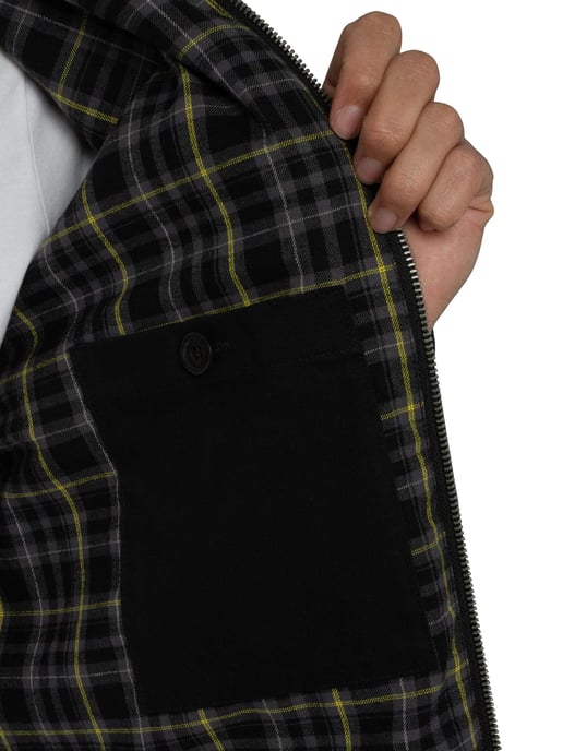 Lyle & Scott Harrington-Jas Van Katoen, Zwart - Image 6