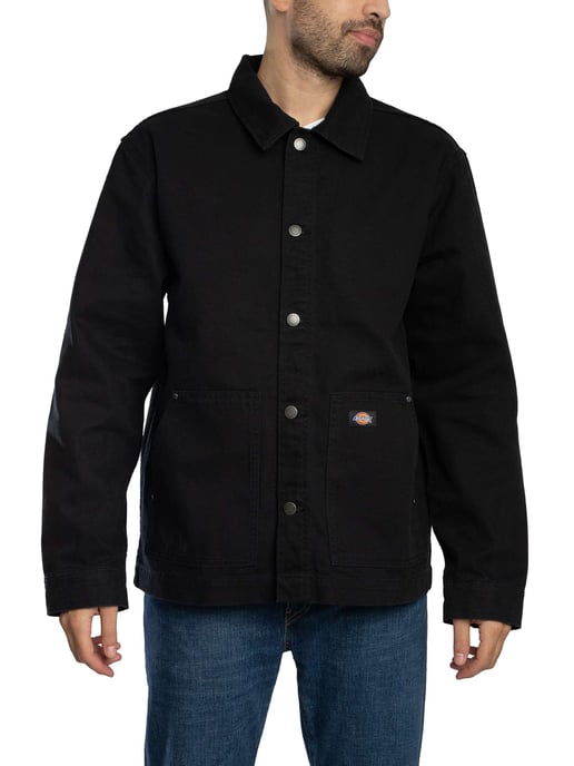 Dickies Ongevoerde Canvas Schuurjas, Zwart - Image 3