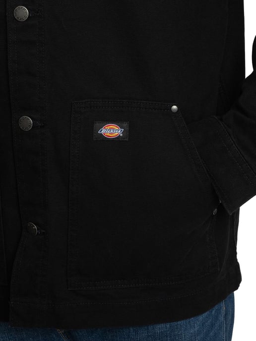 Dickies Ongevoerde Canvas Schuurjas, Zwart - Image 5