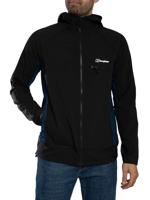 Berghaus Waverthree Hooded Jacket, Black - Image 2