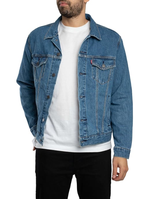 Levi's The Trucker Jacket, Blauw - Image 2