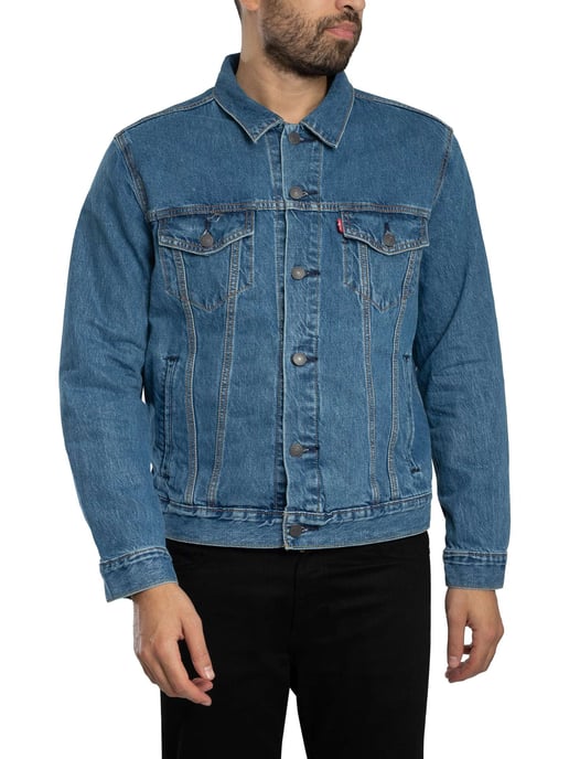 Levi's The Trucker Jacket, Blauw - Image 3