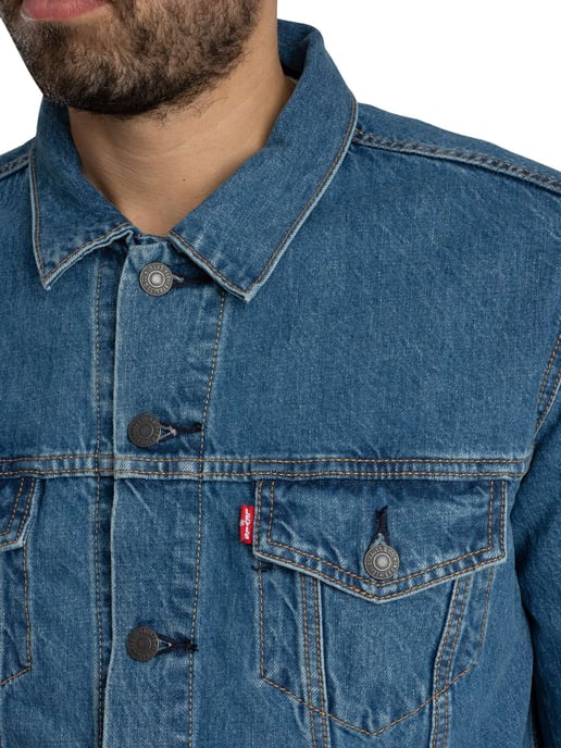 Levi's The Trucker Jacket, Blauw - Image 6