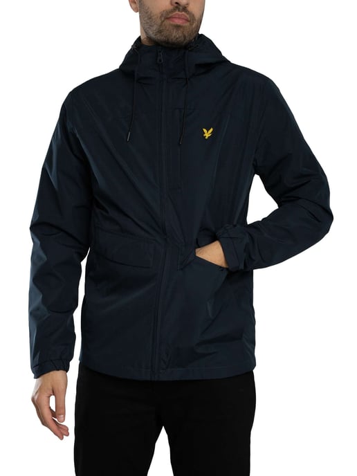 Lyle & Scott Lichtgewicht Capuchonjack Met Ritssluiting, Blauw - Image 2
