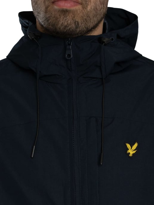 Lyle & Scott Lichtgewicht Capuchonjack Met Ritssluiting, Blauw - Image 5