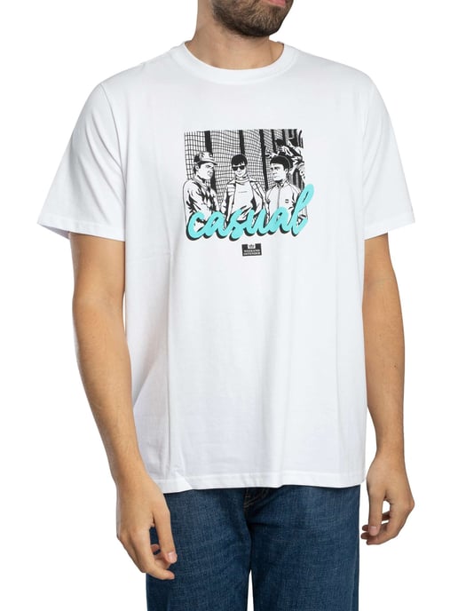 Weekend Offender Terras Grafisch T-Shirt, Wit - Image 1
