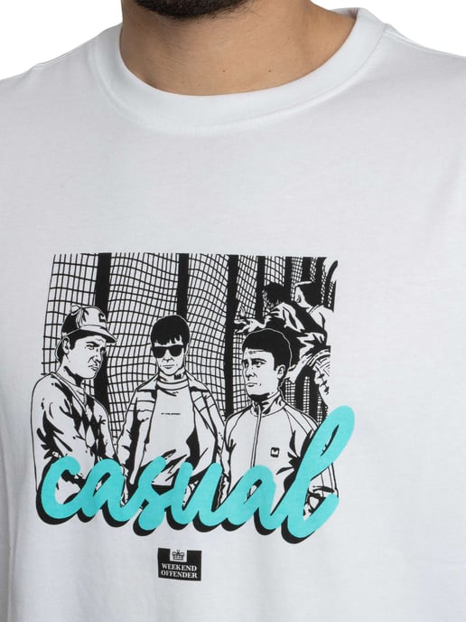 Weekend Offender Terras Grafisch T-Shirt, Wit - Image 4