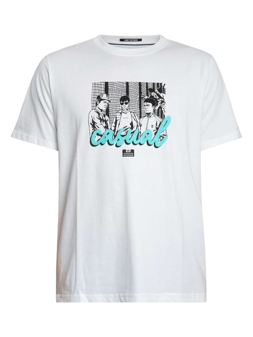 Weekend Offender Terras Grafisch T-Shirt, Wit - Image 5