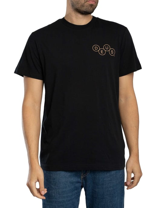 Deus Ex Machina T-Shirt Met Grafische Print Van Een Mechanisme Op De Achterkant, Zwart - Image 2