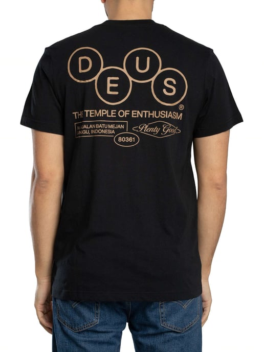 Deus Ex Machina T-Shirt Met Grafische Print Van Een Mechanisme Op De Achterkant, Zwart - Image 3