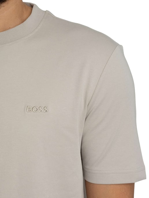 BOSS Te Interlock T-Shirt, Grijs - Image 4
