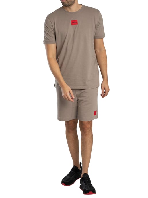 HUGO Diragolino212 Box Logo T-Shirt, Bruin - Image 5