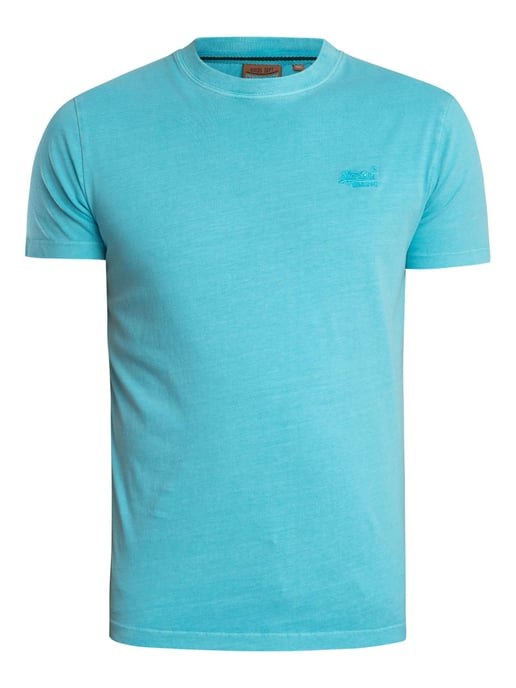 Superdry Essential Logo EMB Neon T-Shirt, Blauw - Image 6