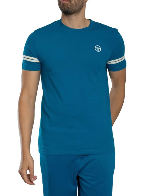 Sergio Tacchini Grello Crew-T-Shirt, Blauw - Image 1