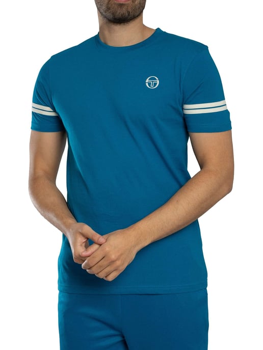 Sergio Tacchini Grello Crew-T-Shirt, Blauw - Image 2