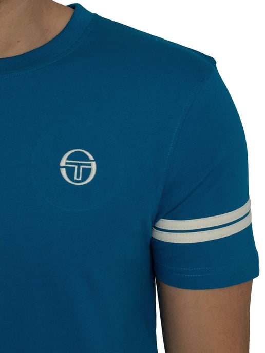 Sergio Tacchini Grello Crew-T-Shirt, Blauw - Image 4