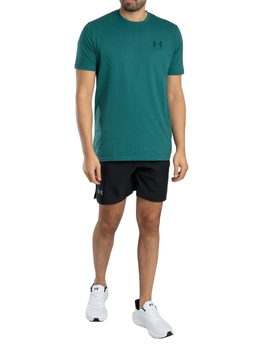 Under Armour T-Shirt Met Logo Op De Linkerborst, Groen - Image 5