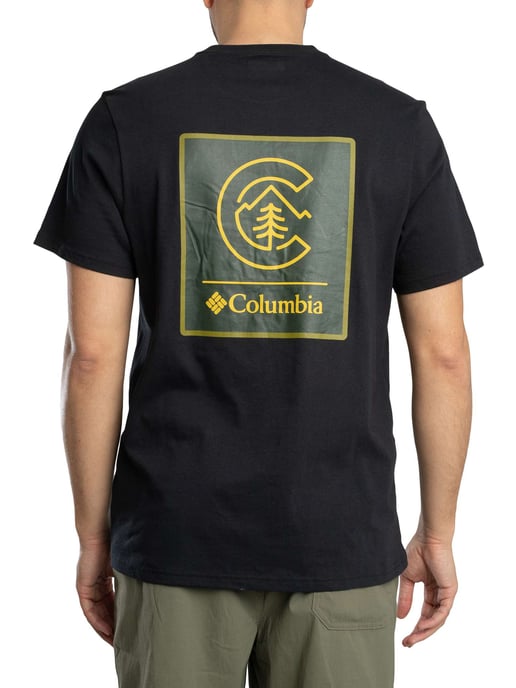 Columbia Grafisch T-Shirt Met Logo Op De Achterkant, Zwart - Image 3