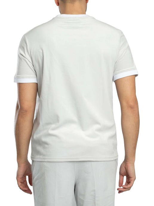 Fila Basilio Velours T-Shirt, Blauw - Image 3