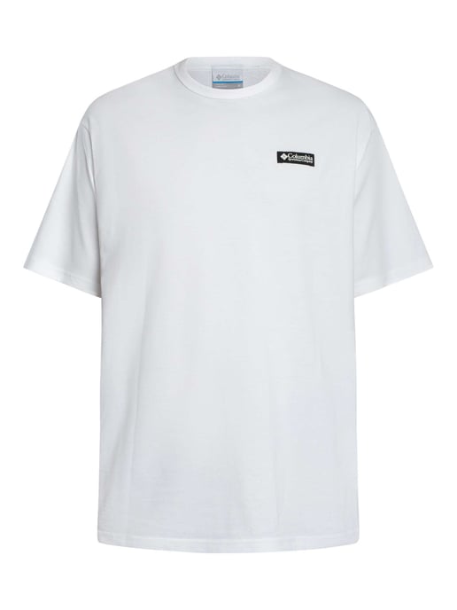 Columbia Heavyweight Back Graphic Relaxed T-Shirt, White - Image 5