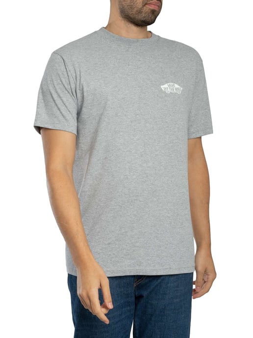 Vans Double Standard Back Logo T-Shirt, Grijs - Image 2