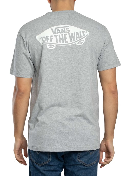 Vans Double Standard Back Logo T-Shirt, Grijs - Image 3