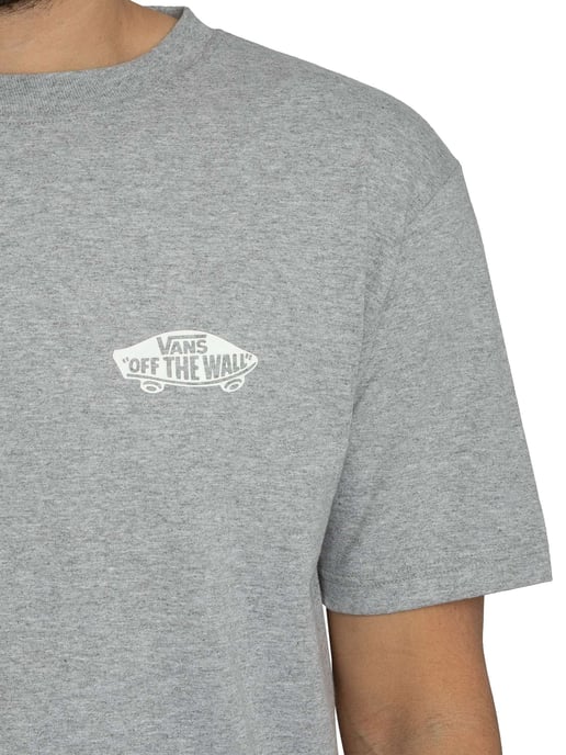 Vans Double Standard Back Logo T-Shirt, Grijs - Image 4