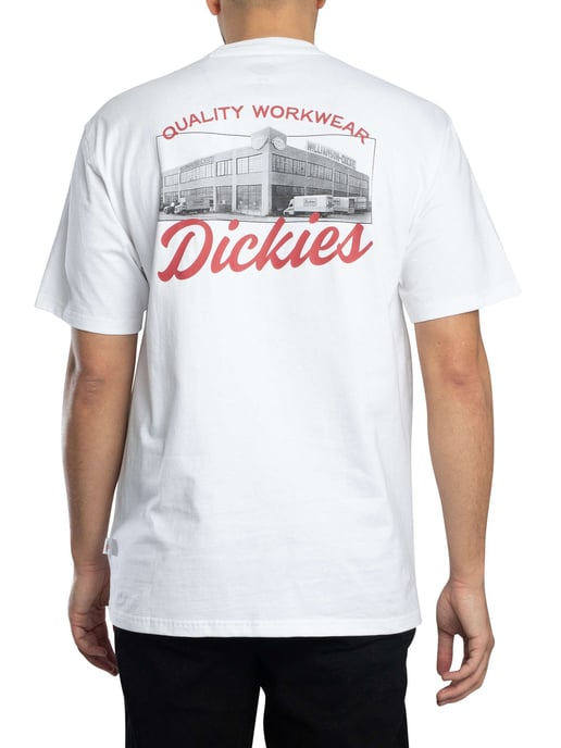 Dickies Wellsville T-Shirt Met Grafische Print Op De Achterkant, Wit - Image 3