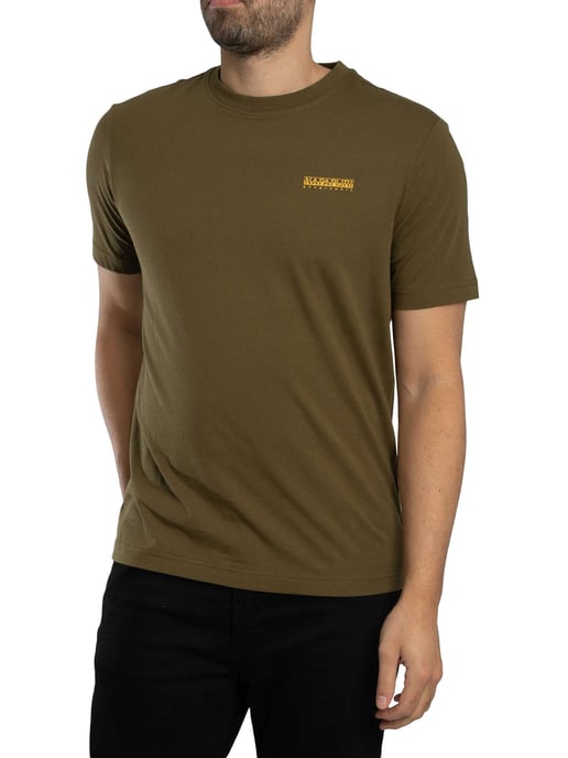 Napapijri Flint Back Graphic T-Shirt, Groen - Image 2