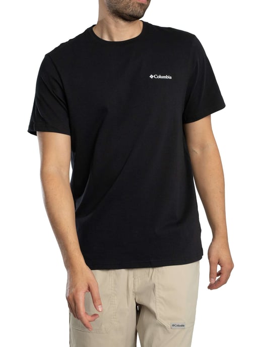 Columbia Outdoor T-Shirt Met Grafische Print Op De Achterkant, Zwart - Image 2