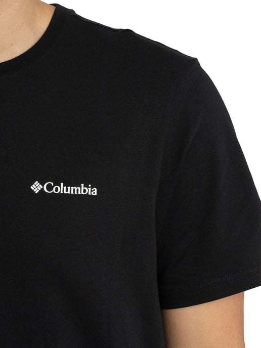 Columbia Outdoor T-Shirt Met Grafische Print Op De Achterkant, Zwart - Image 4