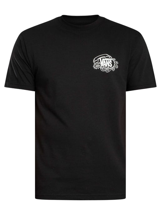 Vans Hot Lines Back Graphic T-Shirt, Black - Image 5