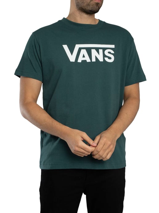 Vans Klassiek Logo T-Shirt, Groen - Image 2