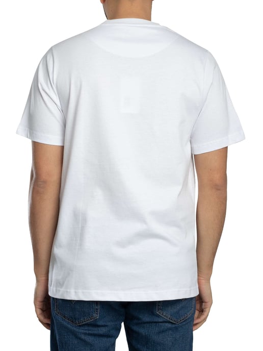 Pretty Green Resonance Box Logo T-Shirt, White - Image 3
