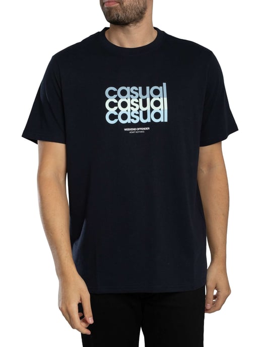 Weekend Offender WOL Graphic T-Shirt, Blauw - Image 2