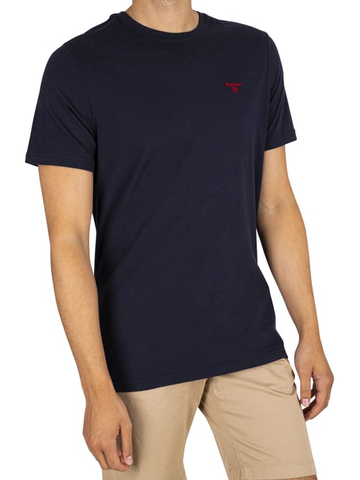 Barbour Sports Tailored T-Shirt, Blue - Image 2