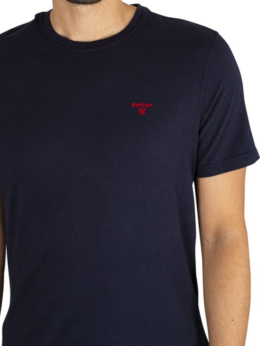 Barbour Sports Tailored T-Shirt, Blue - Image 4