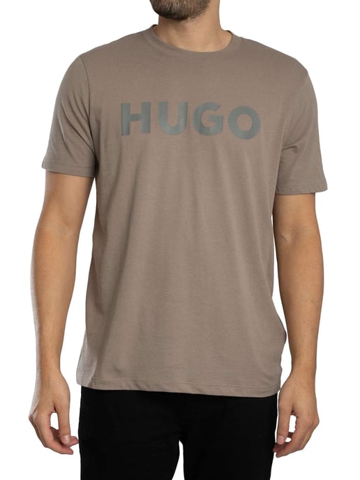 HUGO Dulivio Grafisch T-Shirt, Bruin - Image 1