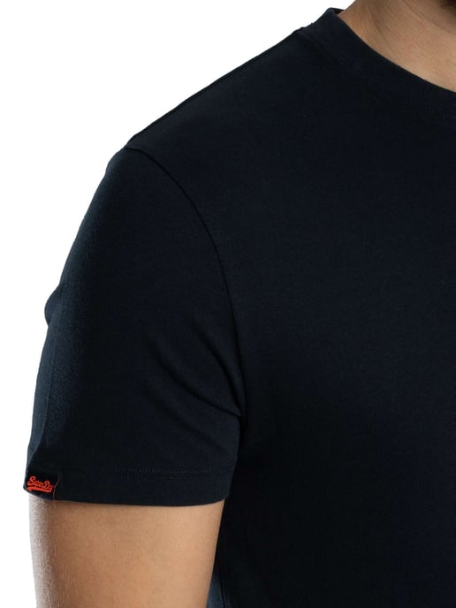 Superdry Essential Contrast EMB T-Shirt, Blue - Image 5