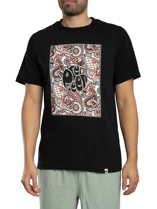 Pretty Green Resonance Box Logo T-Shirt, Black - Image 2