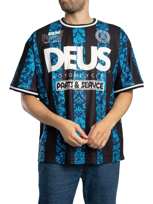 Deus Ex Machina Nouveau Moto Oversized T-Shirt, Blauw - Image 2