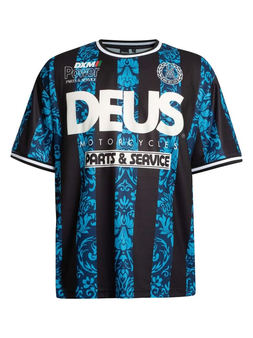 Deus Ex Machina Nouveau Moto Oversized T-Shirt, Blauw - Image 5