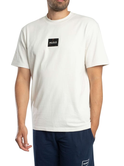 HUGO Dumeon Logo T-Shirt, Beige - Image 2